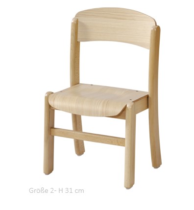 Ergonomischer Holzstuhl