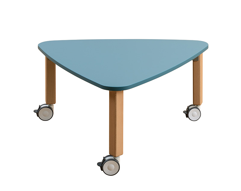 Table Gigogne L 88 x P 80 cm sur roues