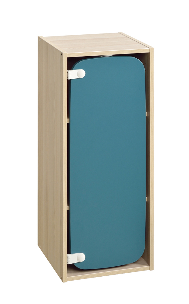 Meuble à Porte 2 Etagères Réglables