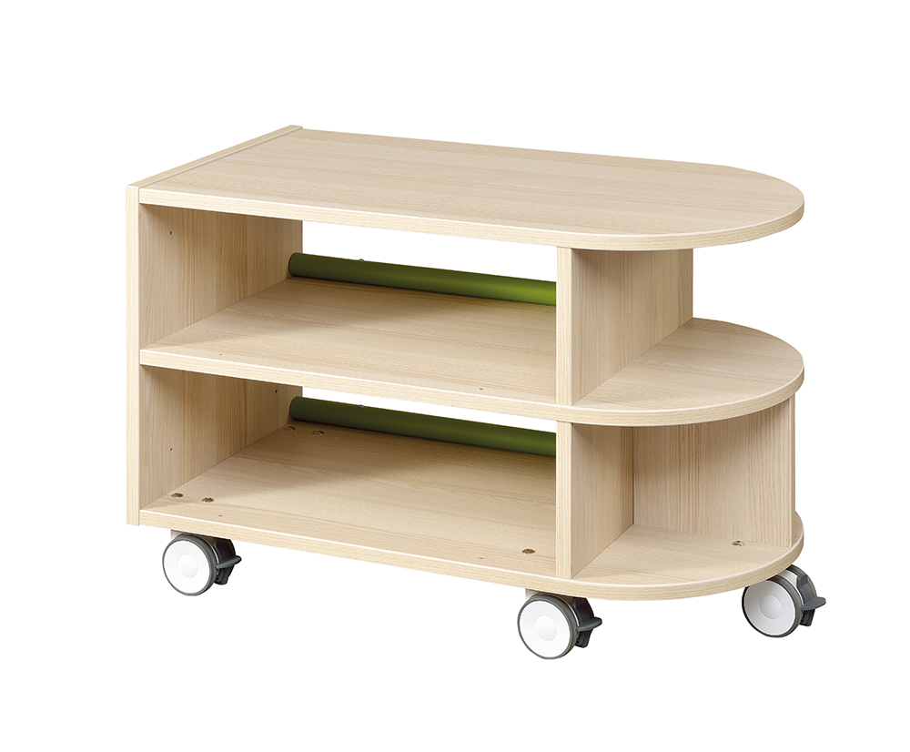Meuble Arrondi Compact sur roues